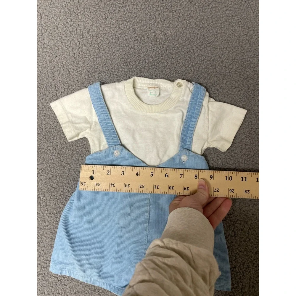 Pennys toddler time Short Overalls‎ Toddler Size 12 months blue Vintage